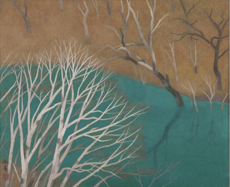 [1-081]青き淵　東山魁夷